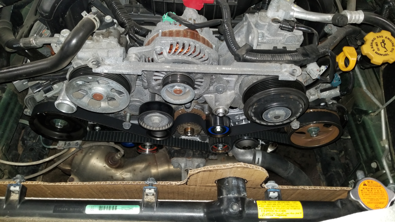 Can you tell it’s a new belt with new bits and bobs around it?